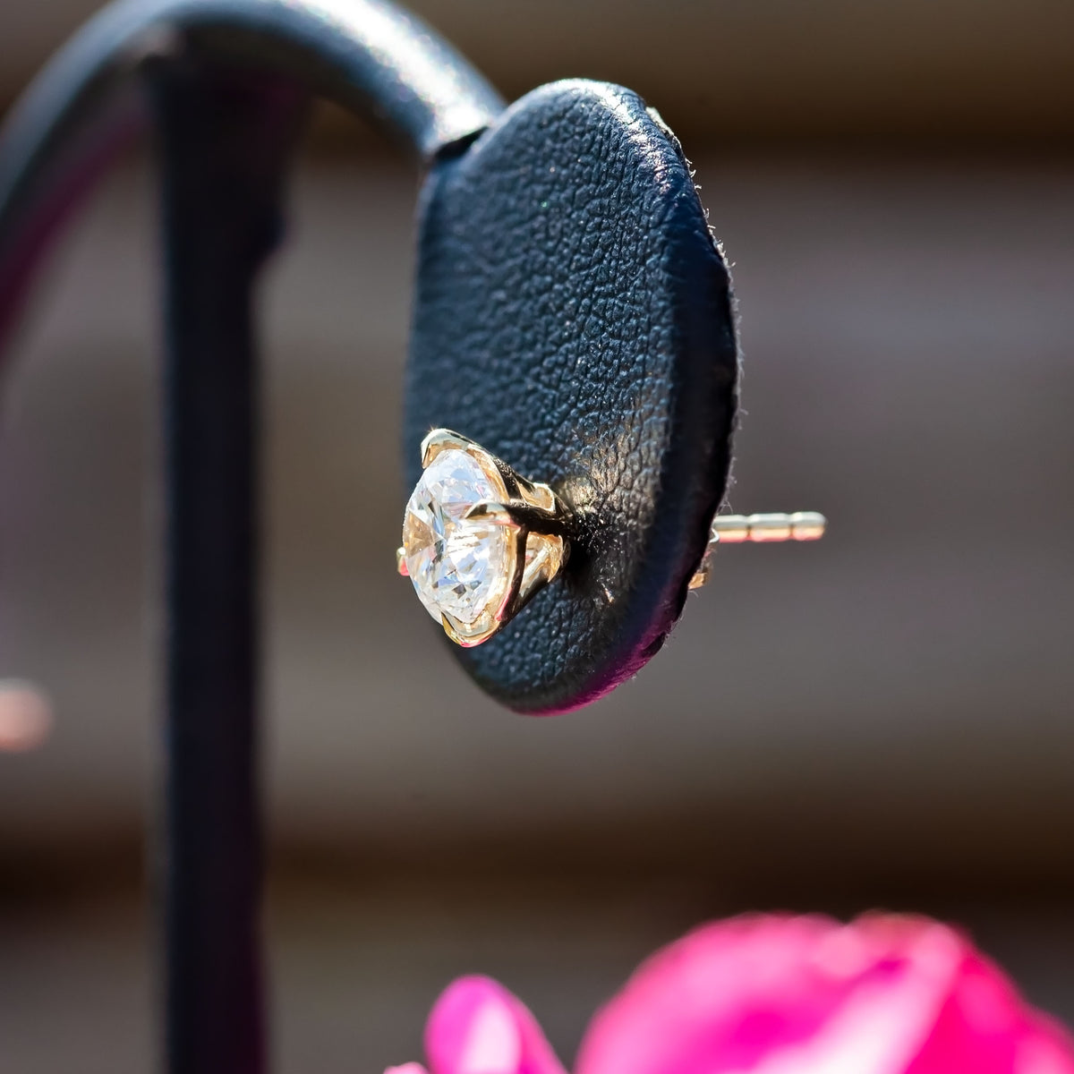 9ct Yellow Gold 2.04ct Lab Diamond Stud Earrings