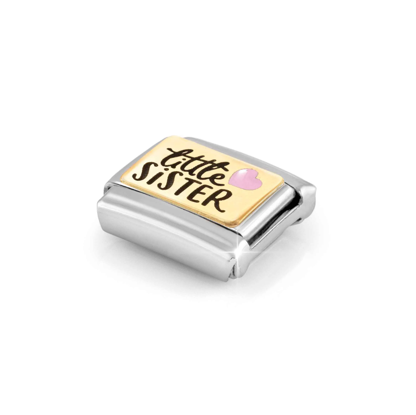 Nomination Little Sister 18ct Gold and Stainless Steel Composable Charm