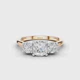 18ct White and Rose Gold