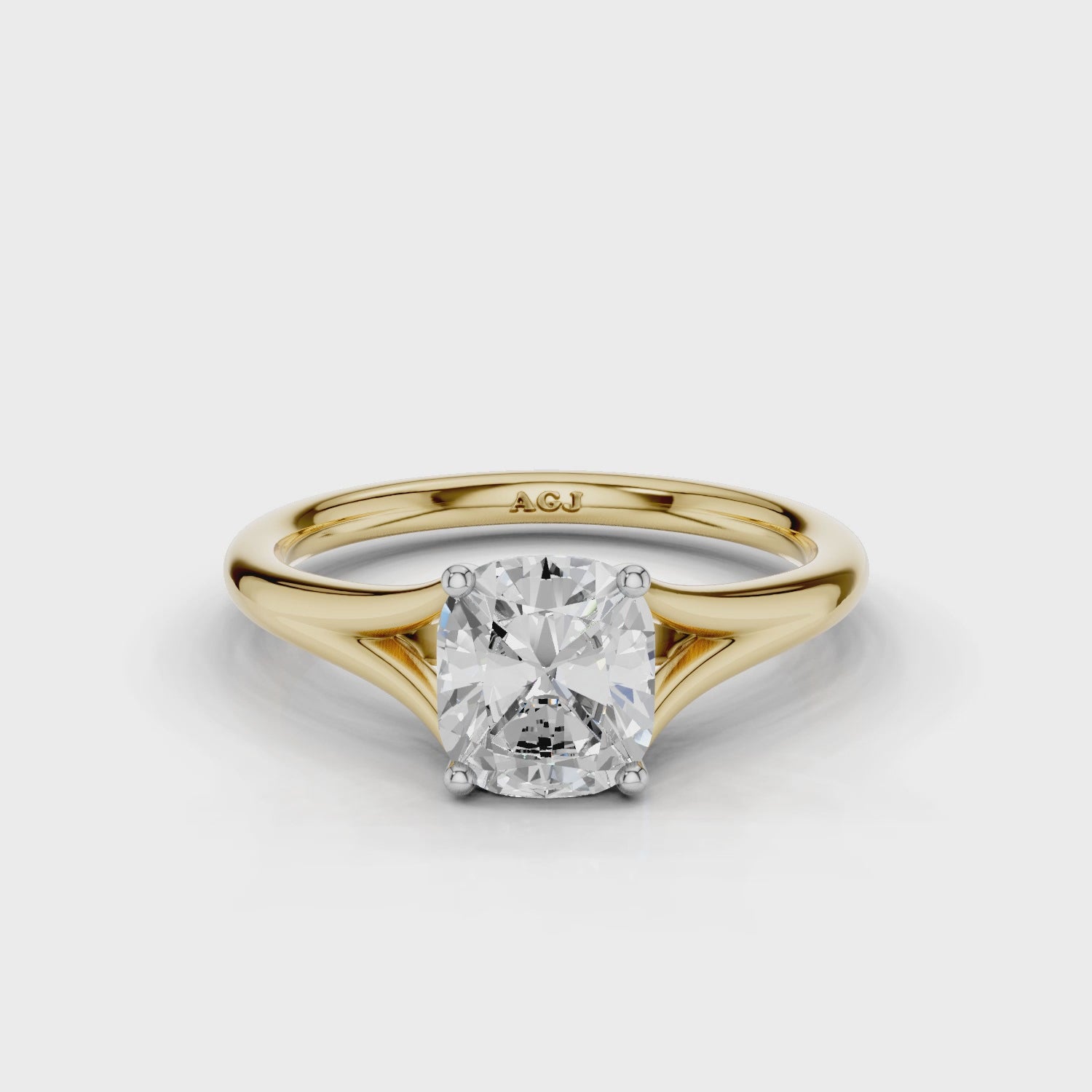 18ct White and Yellow Gold