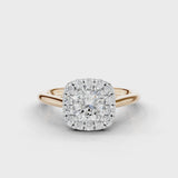 18ct White and Rose Gold