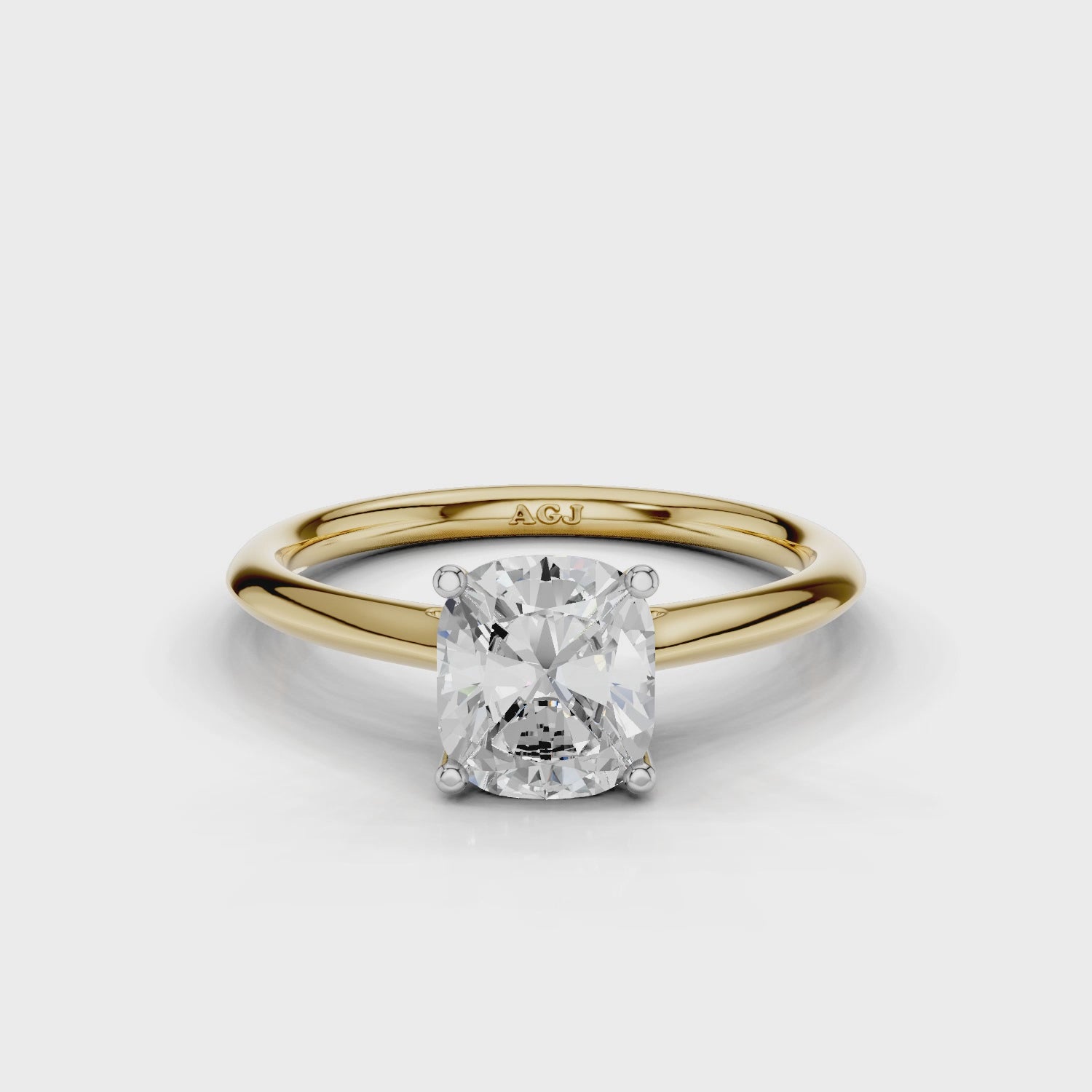 18ct White and Yellow Gold