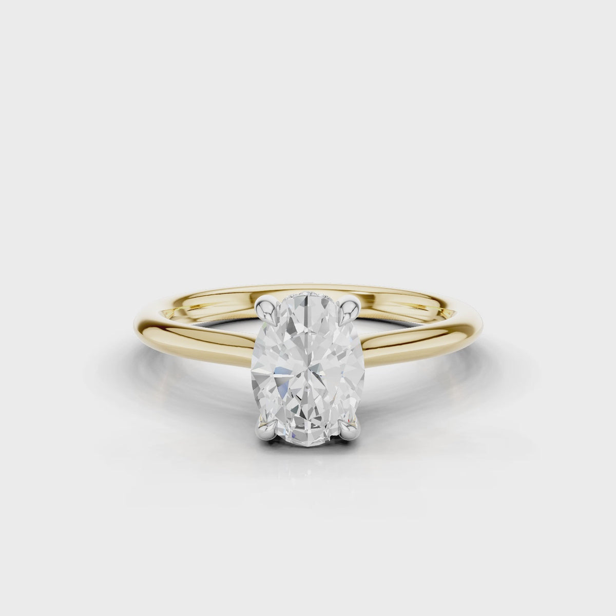 18ct White and Yellow Gold