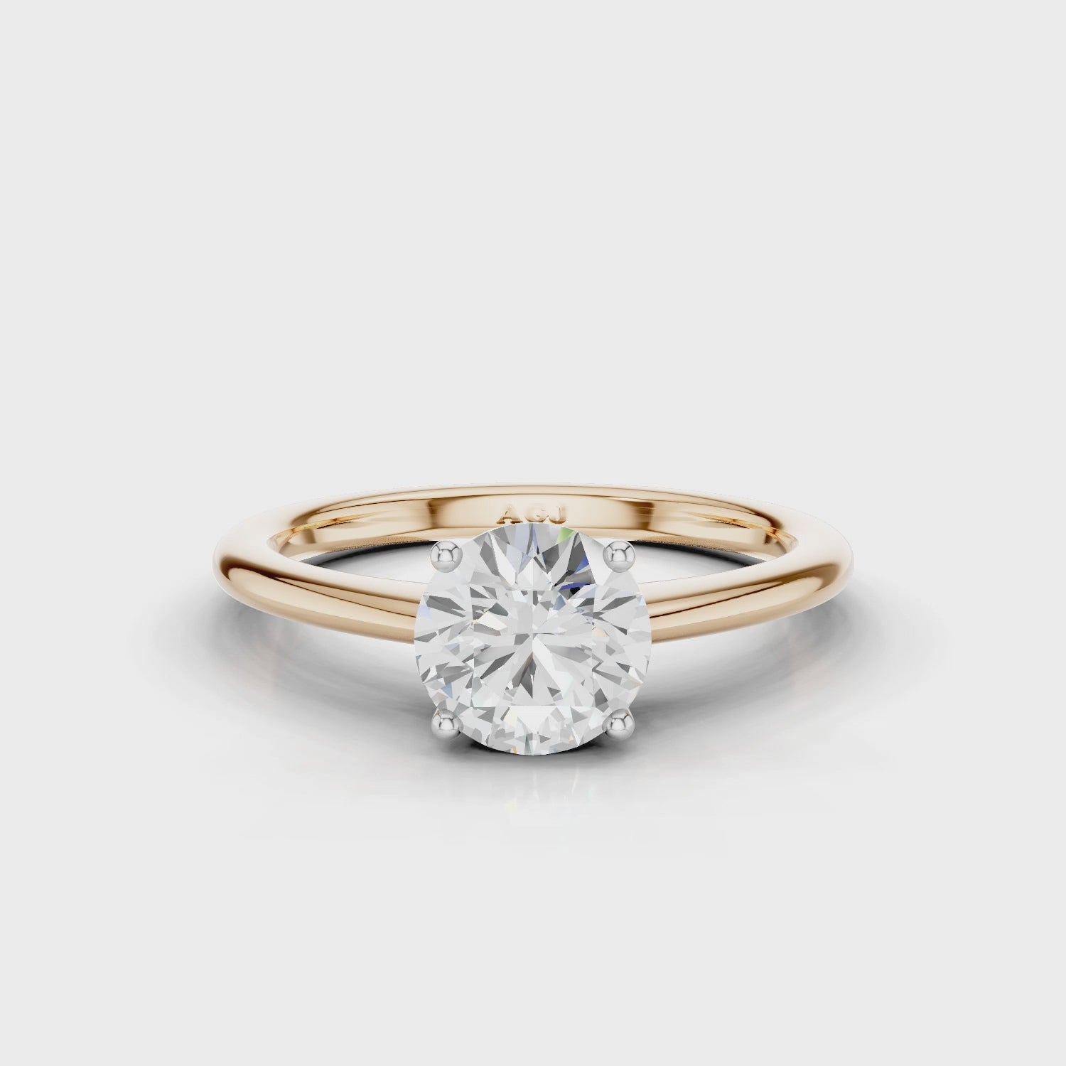 18ct White and Rose Gold