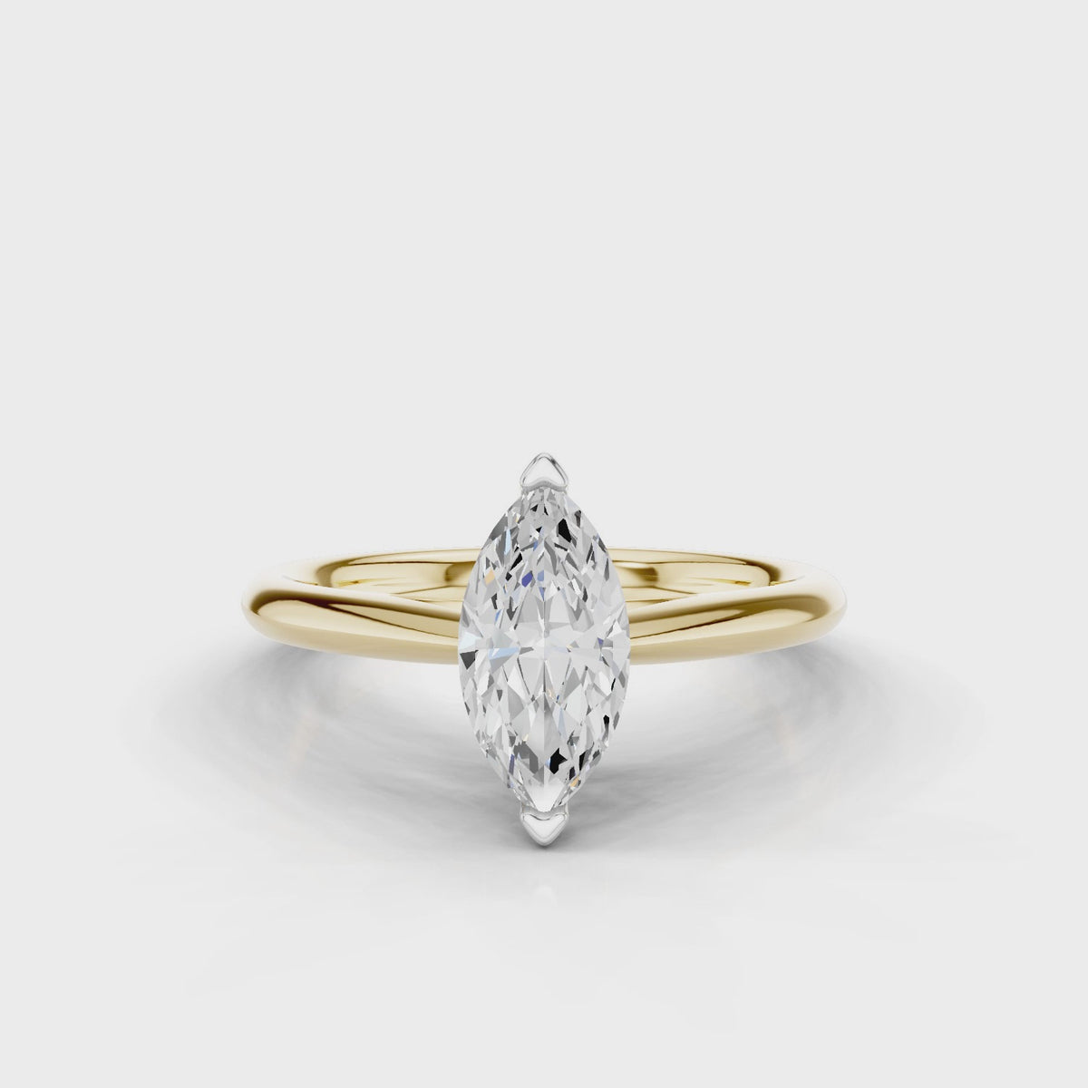 18ct White and Yellow Gold