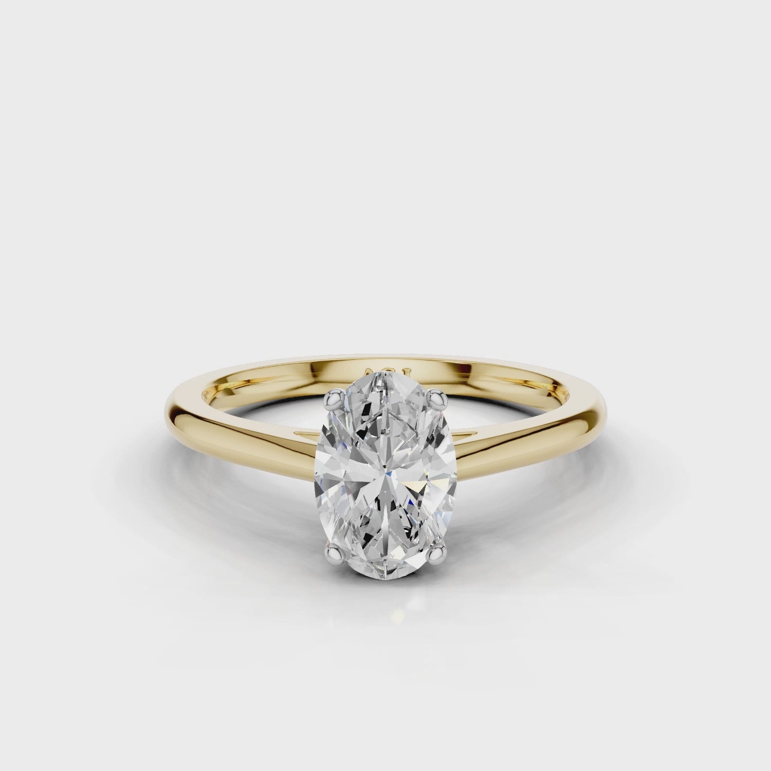 18ct White and Yellow Gold