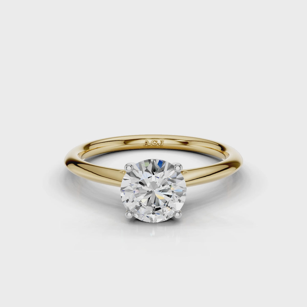 18ct White and Yellow Gold
