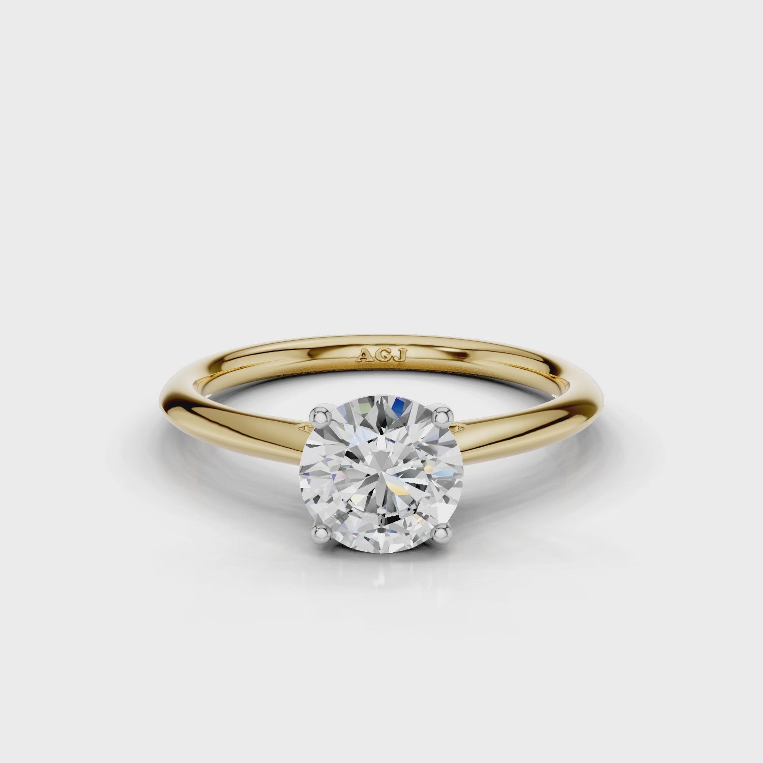18ct White and Yellow Gold