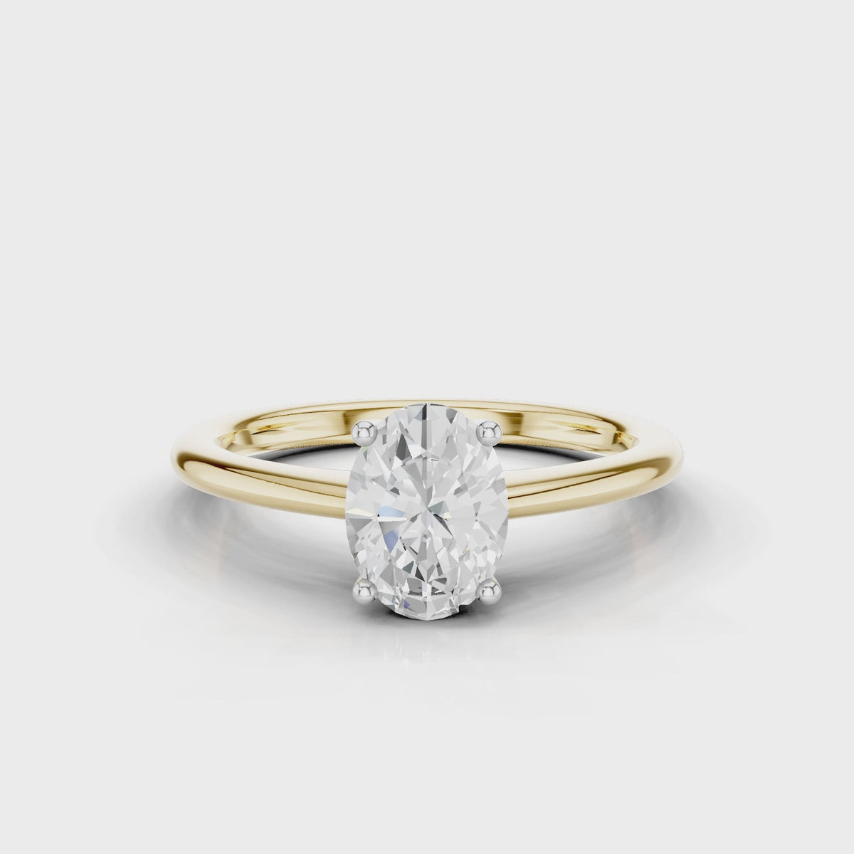 18ct White and Yellow Gold