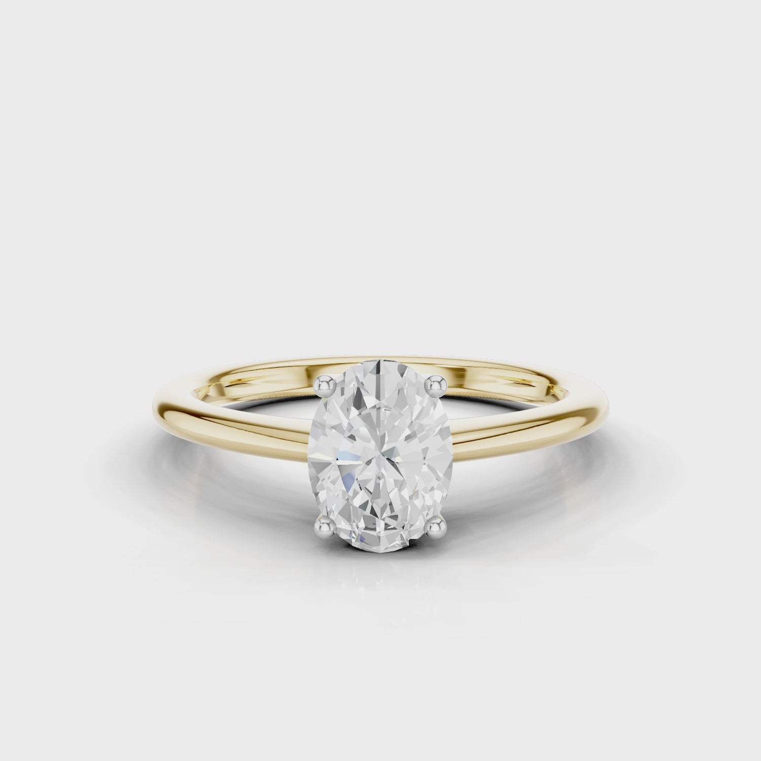 18ct White and Yellow Gold