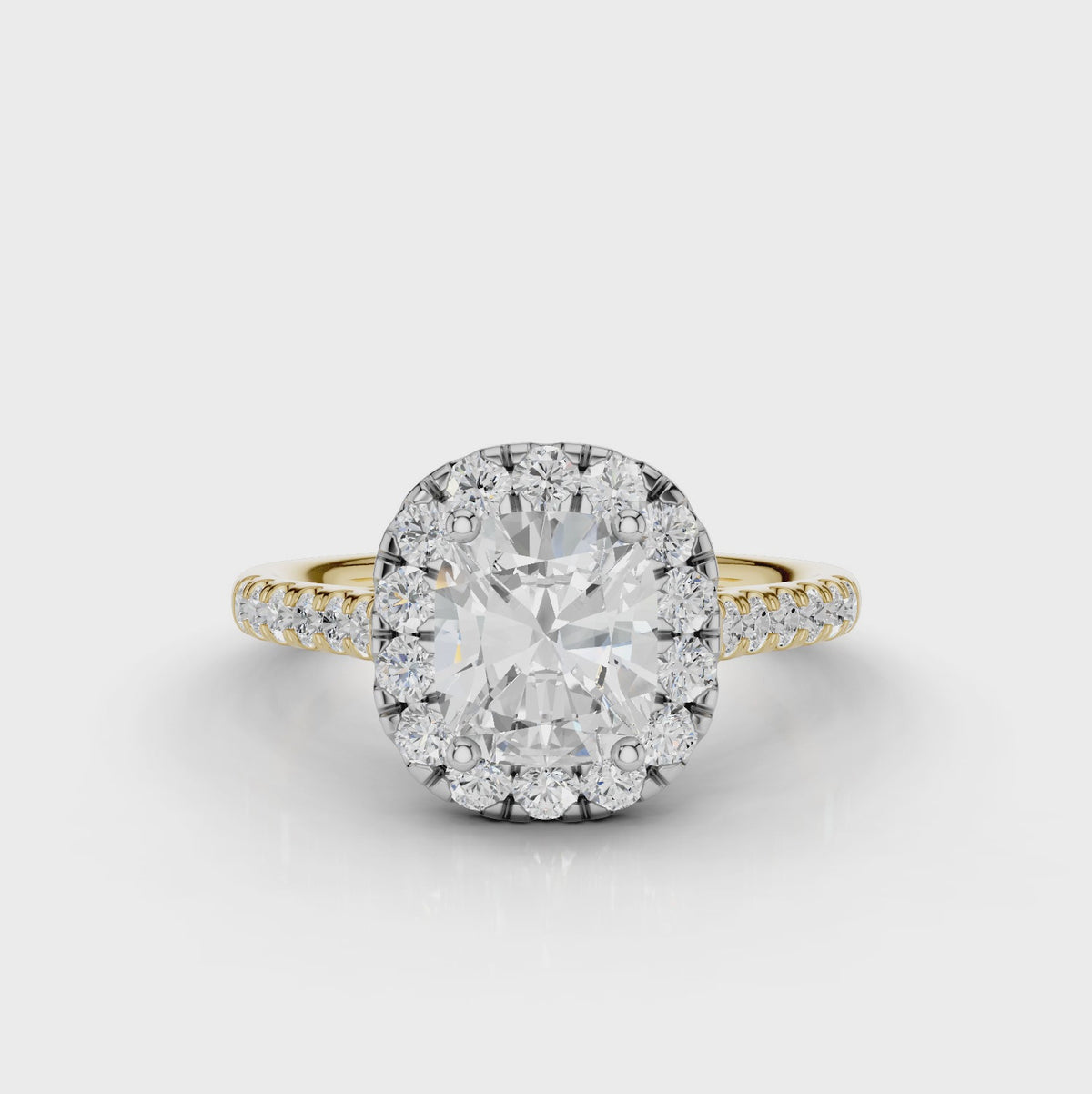 18ct White and Yellow Gold