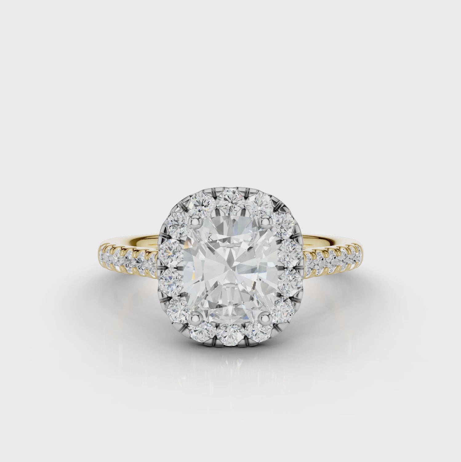18ct White and Yellow Gold