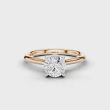 18ct White and Rose Gold