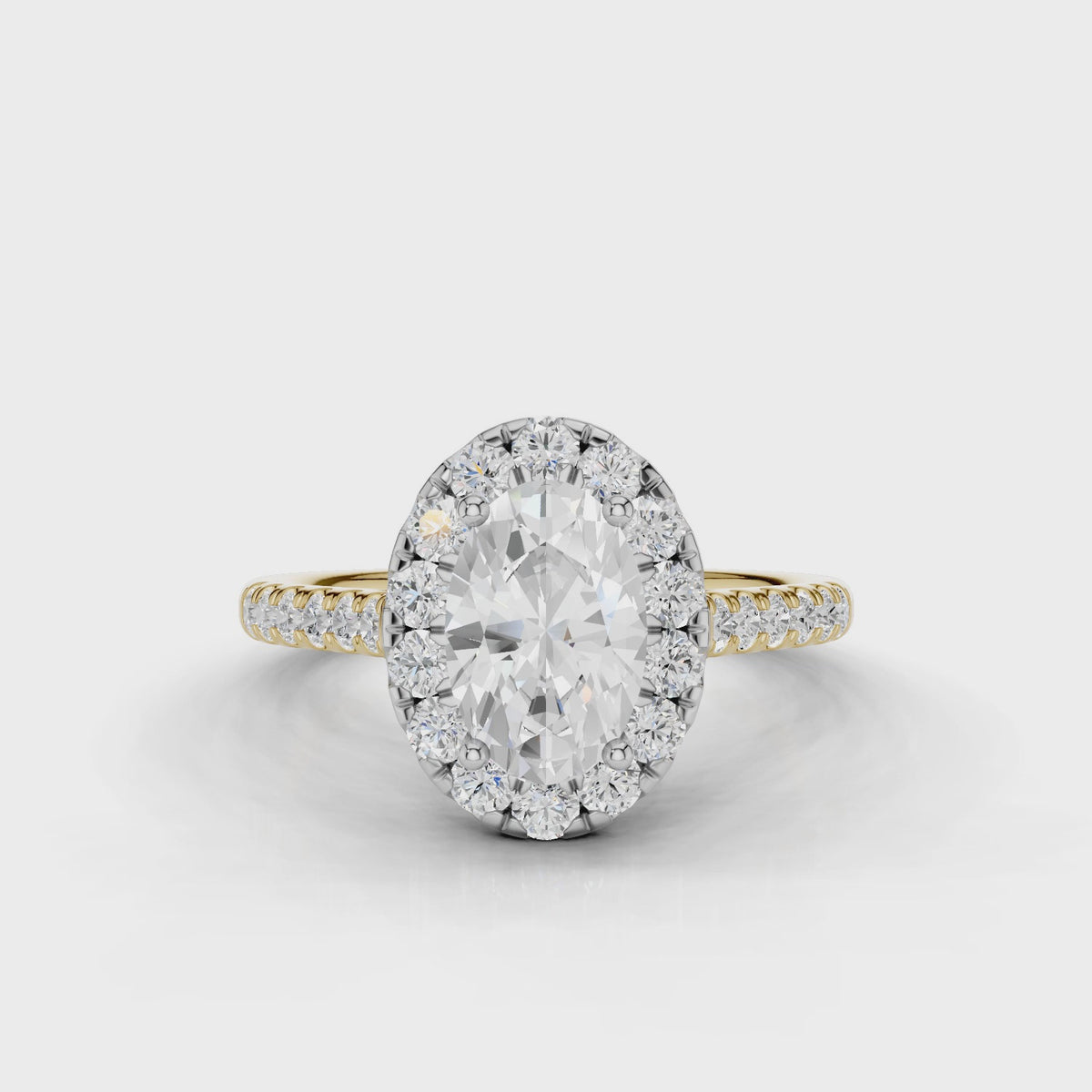 18ct White and Yellow Gold