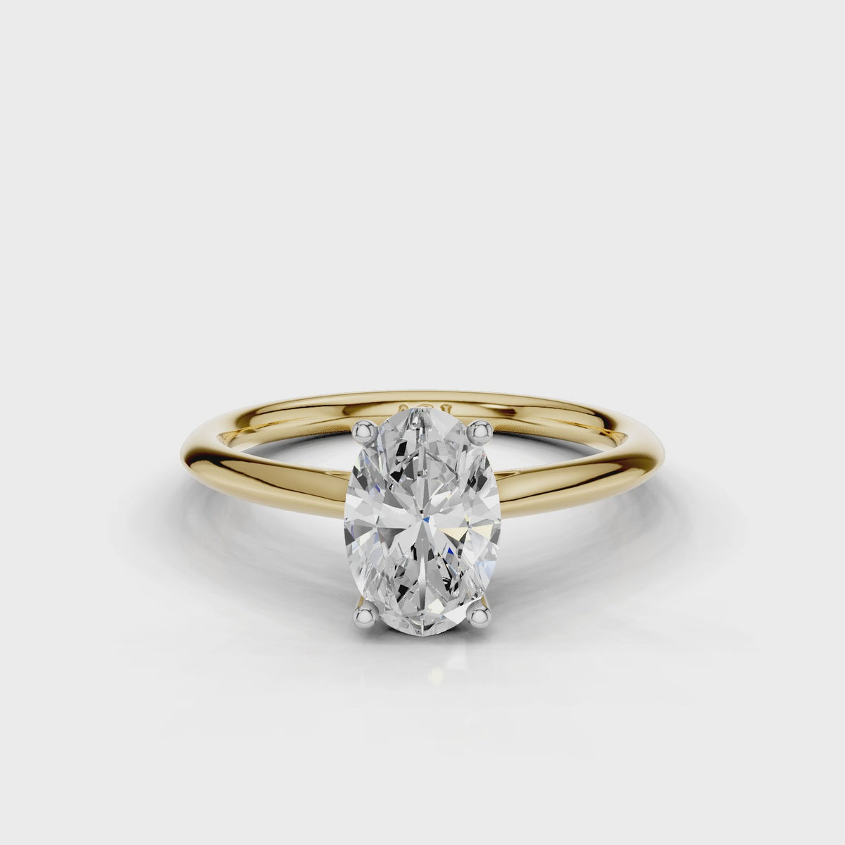 18ct White and Yellow Gold