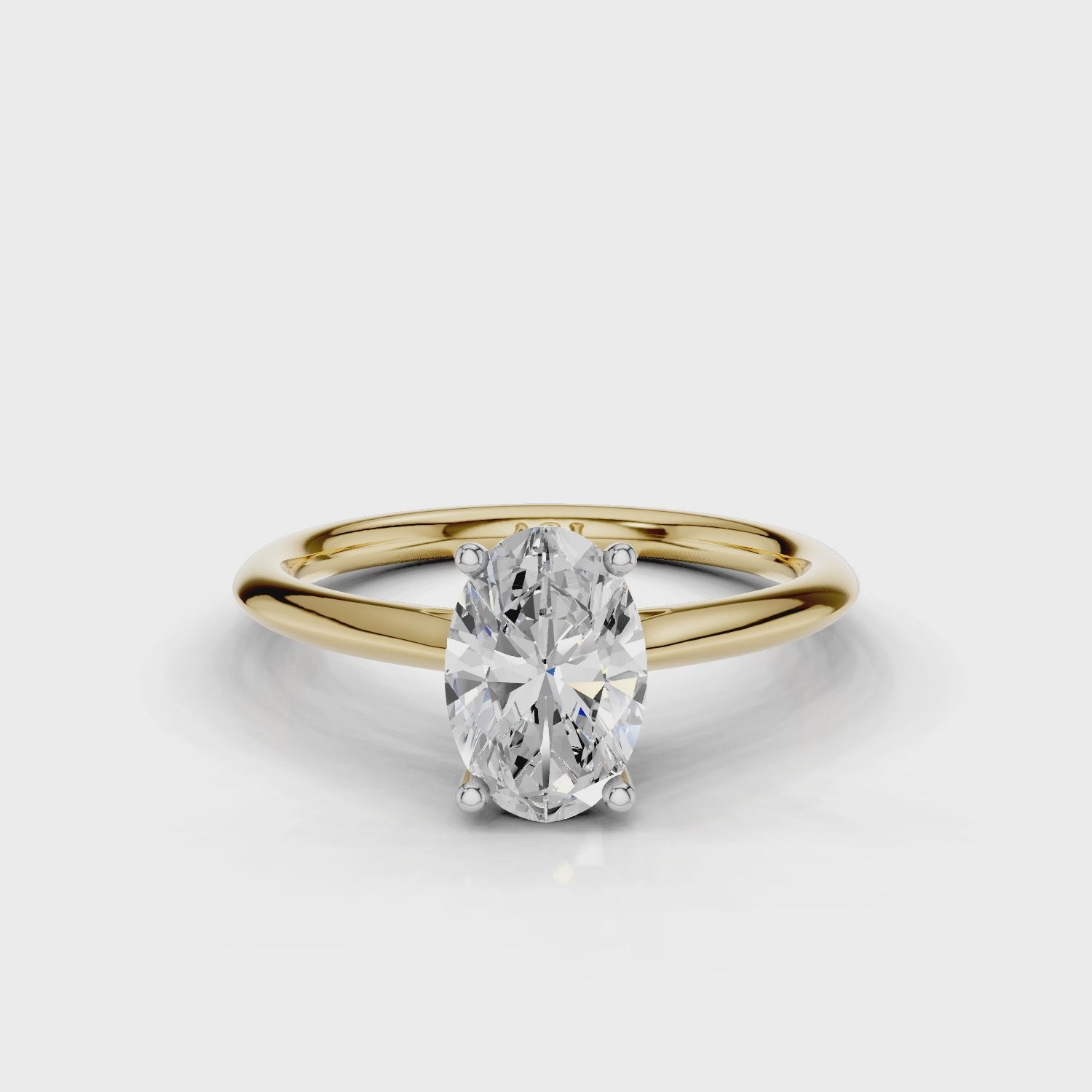 18ct White and Yellow Gold