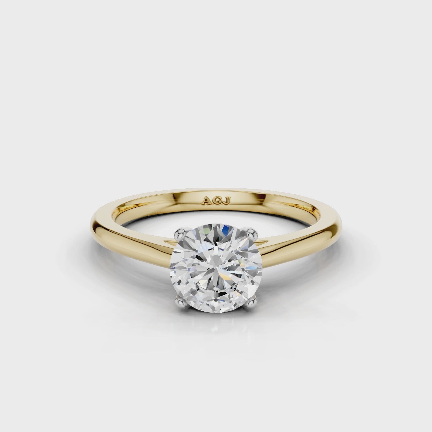 18ct White and Yellow Gold