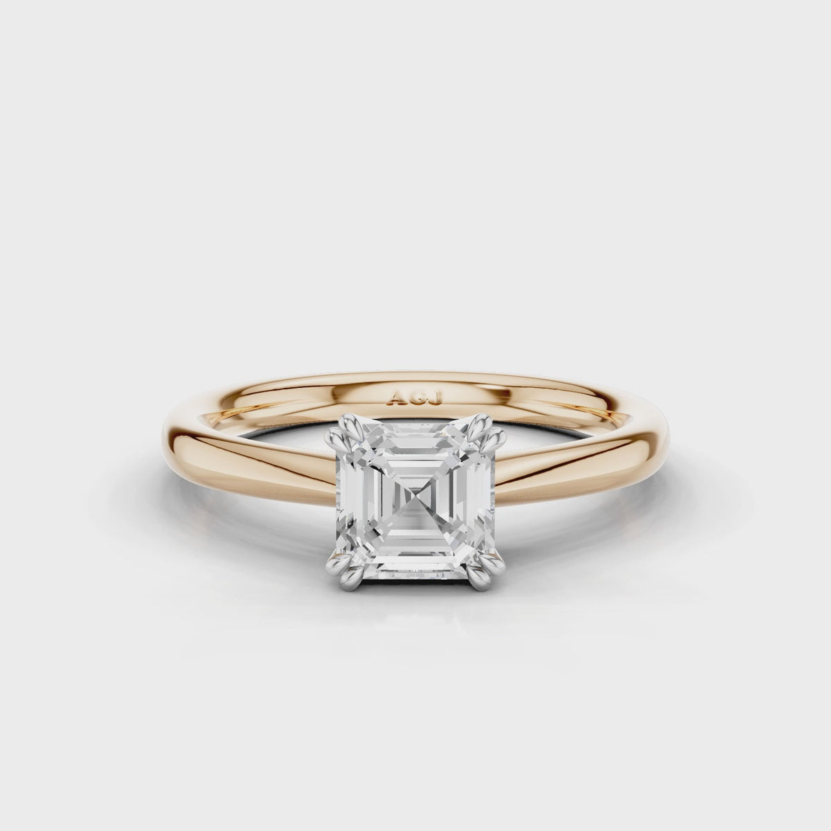 18ct White and Rose Gold