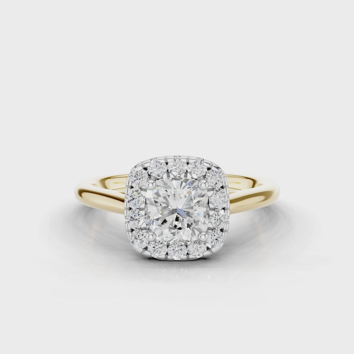 18ct White and Yellow Gold