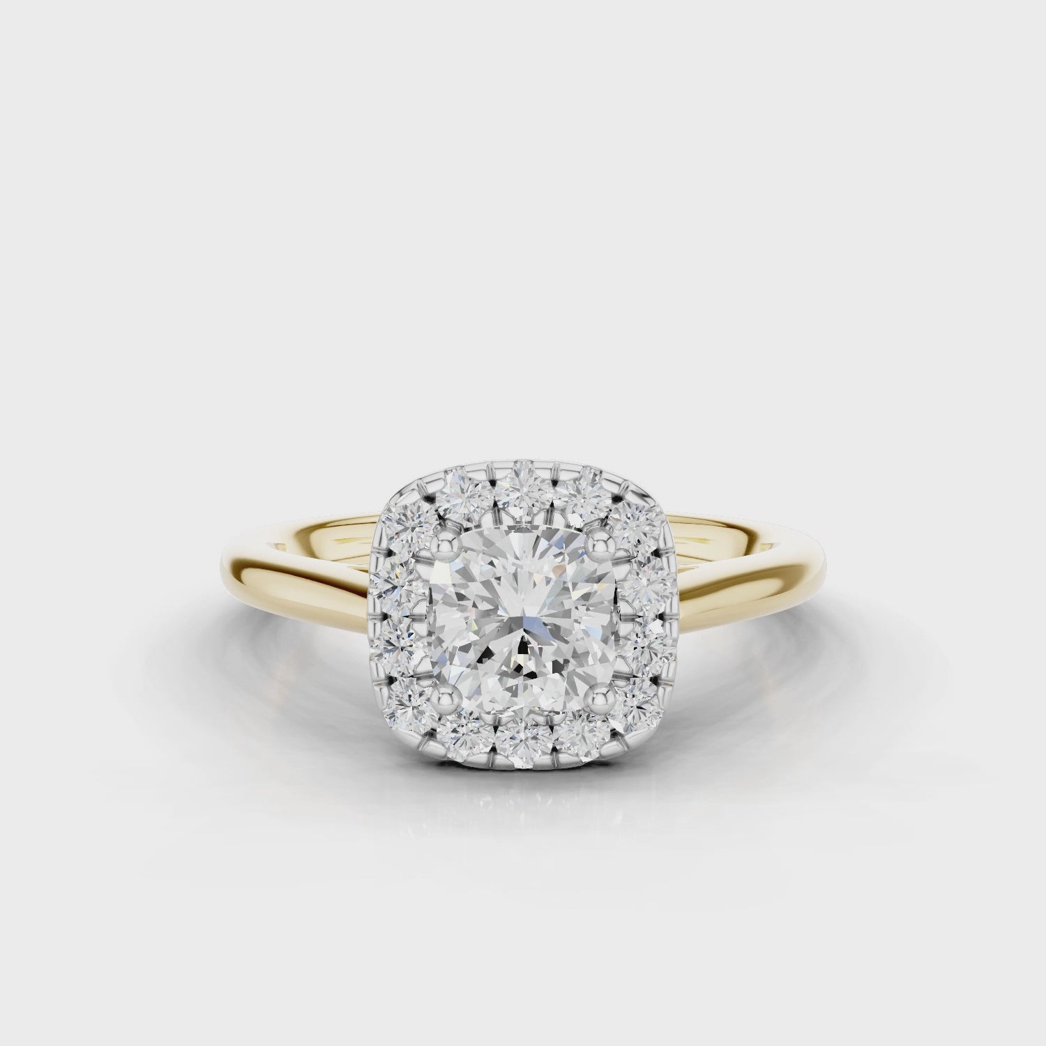 18ct White and Yellow Gold
