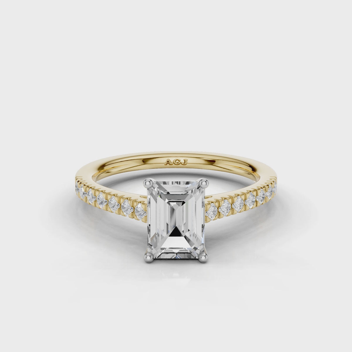 18ct White and Yellow Gold