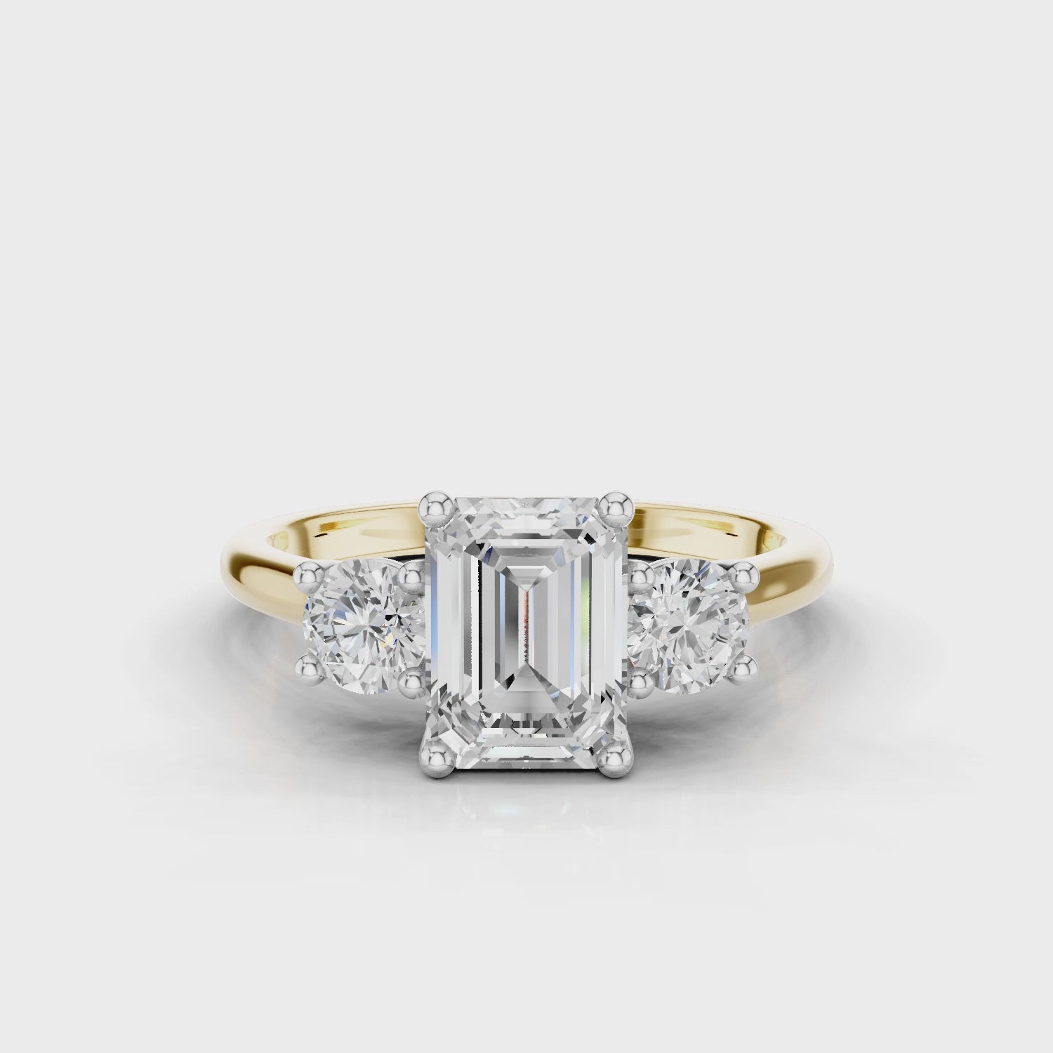 18ct White and Yellow Gold