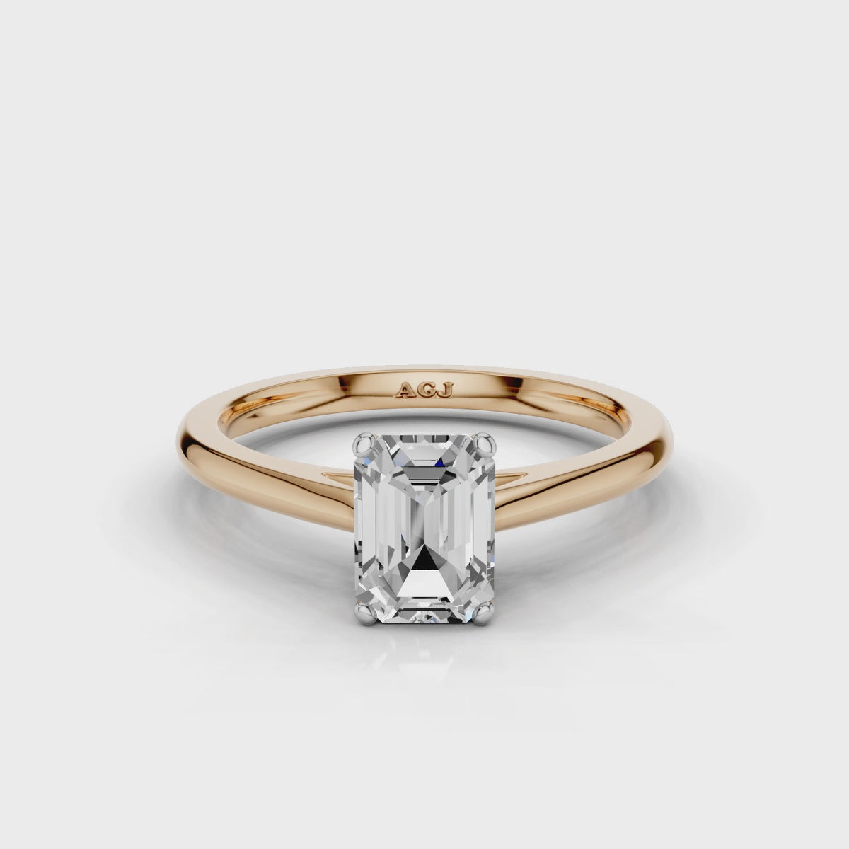 18ct White and Rose Gold