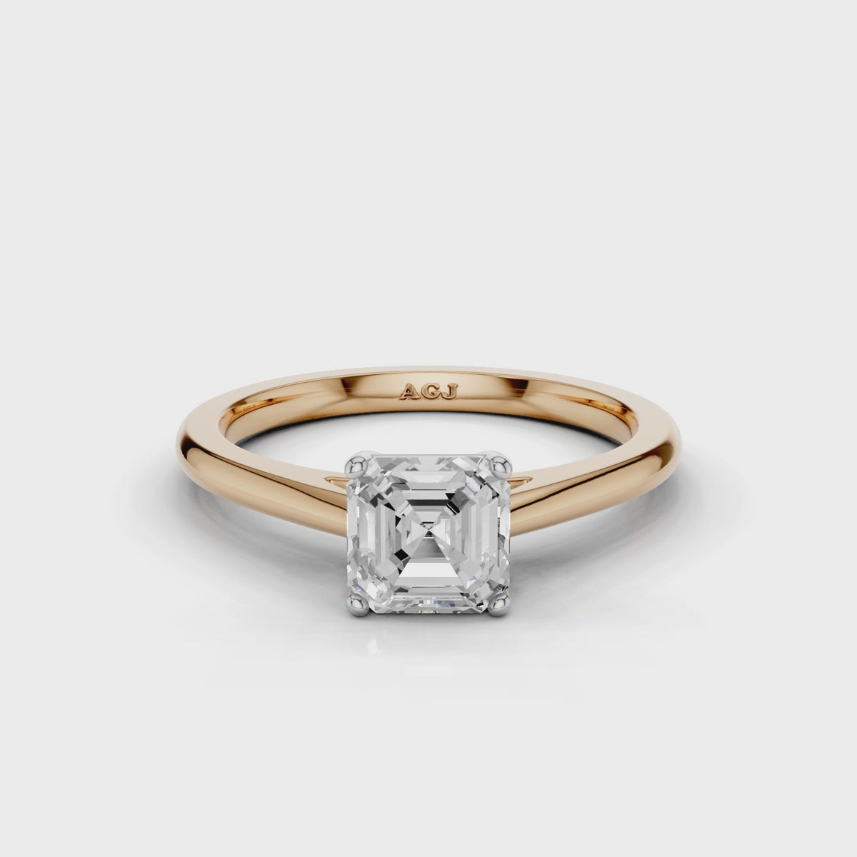 18ct White and Rose Gold