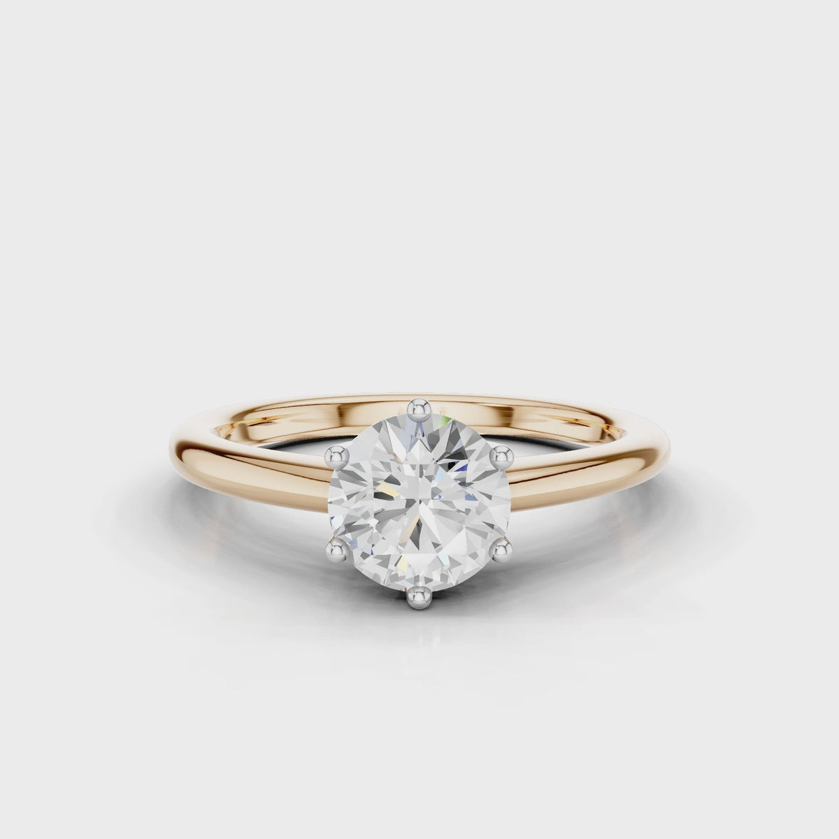 18ct White and Rose Gold