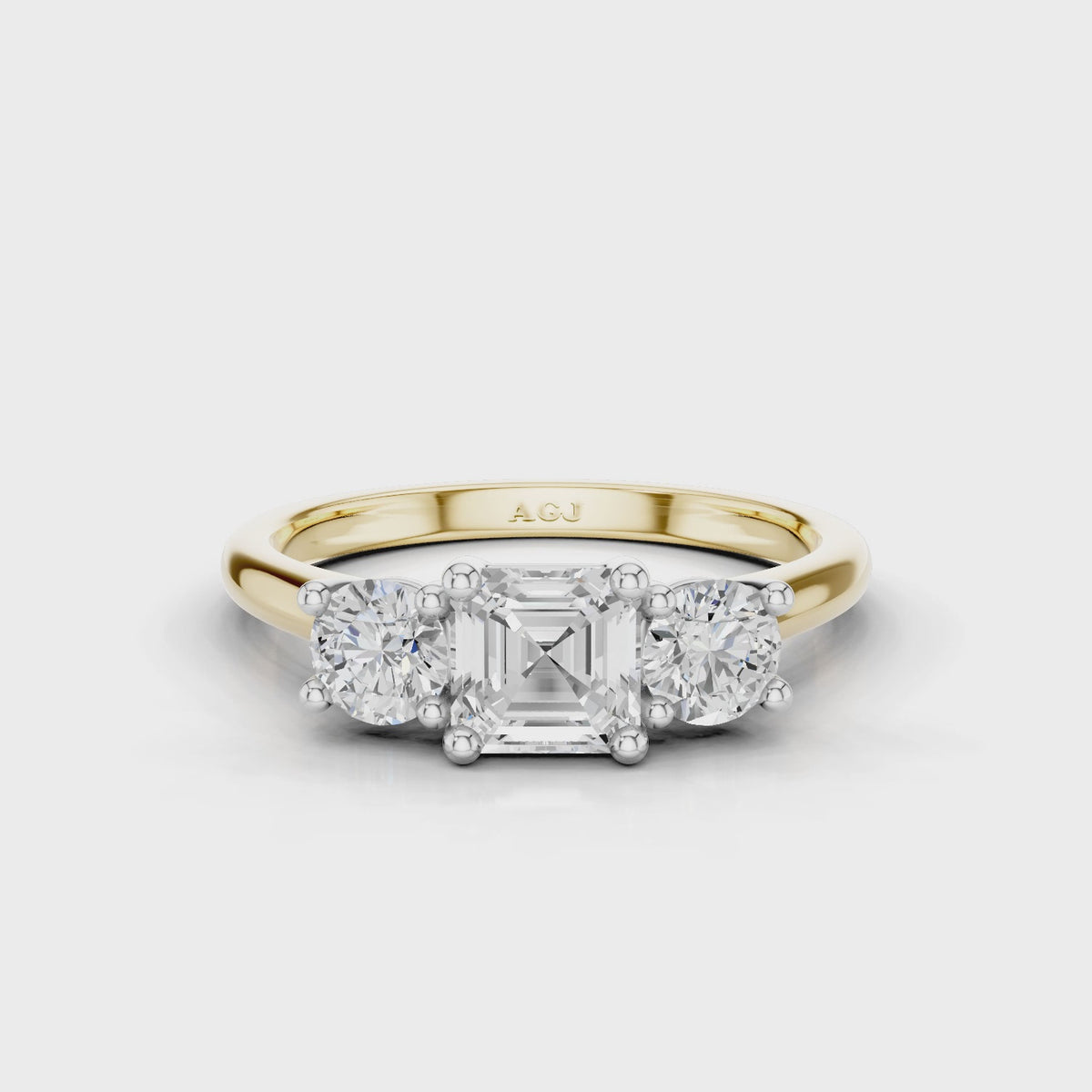 18ct White and Yellow Gold