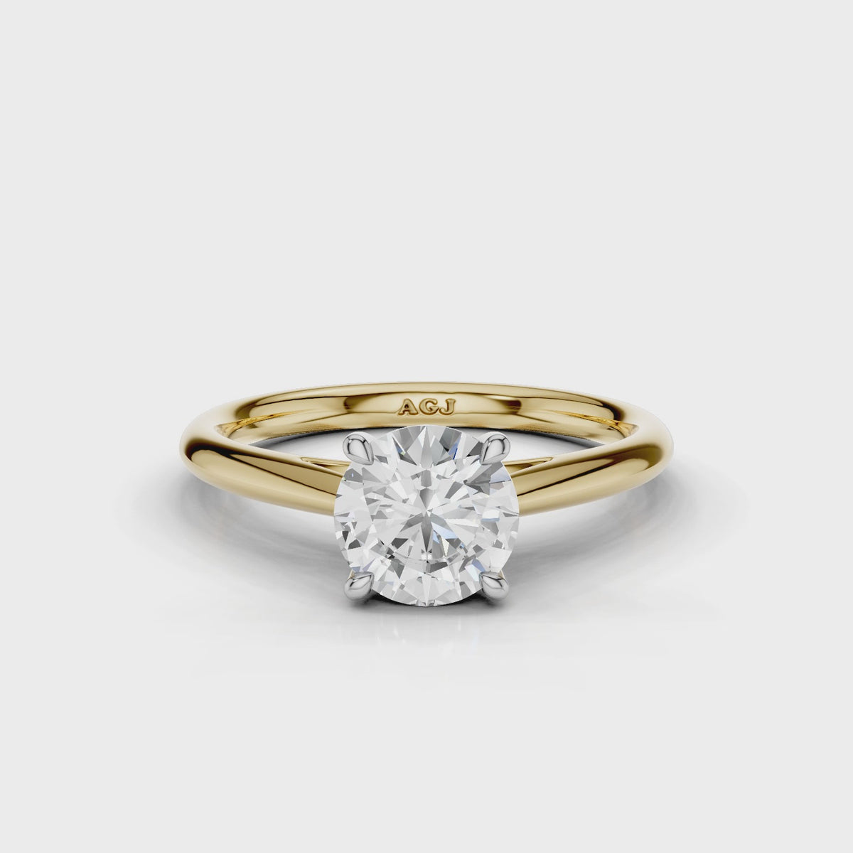 18ct White and Yellow Gold