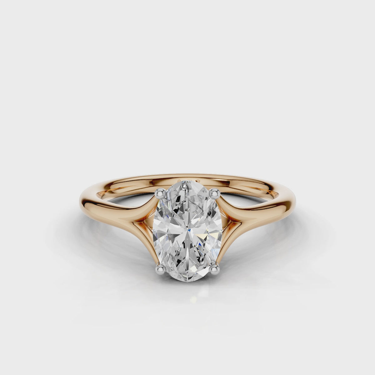 18ct White and Rose Gold