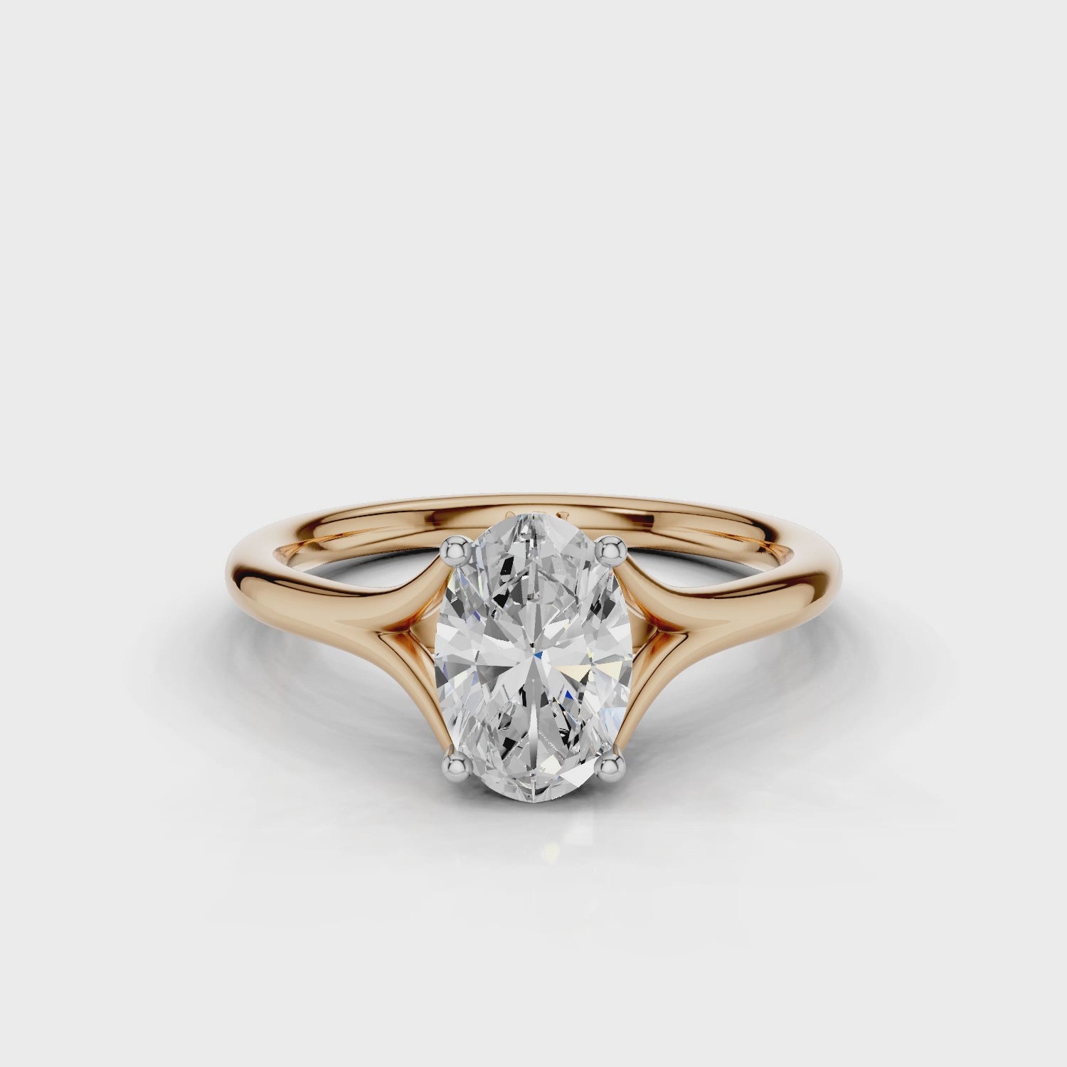 18ct White and Rose Gold