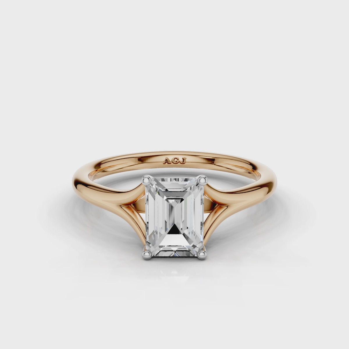 18ct White and Rose Gold