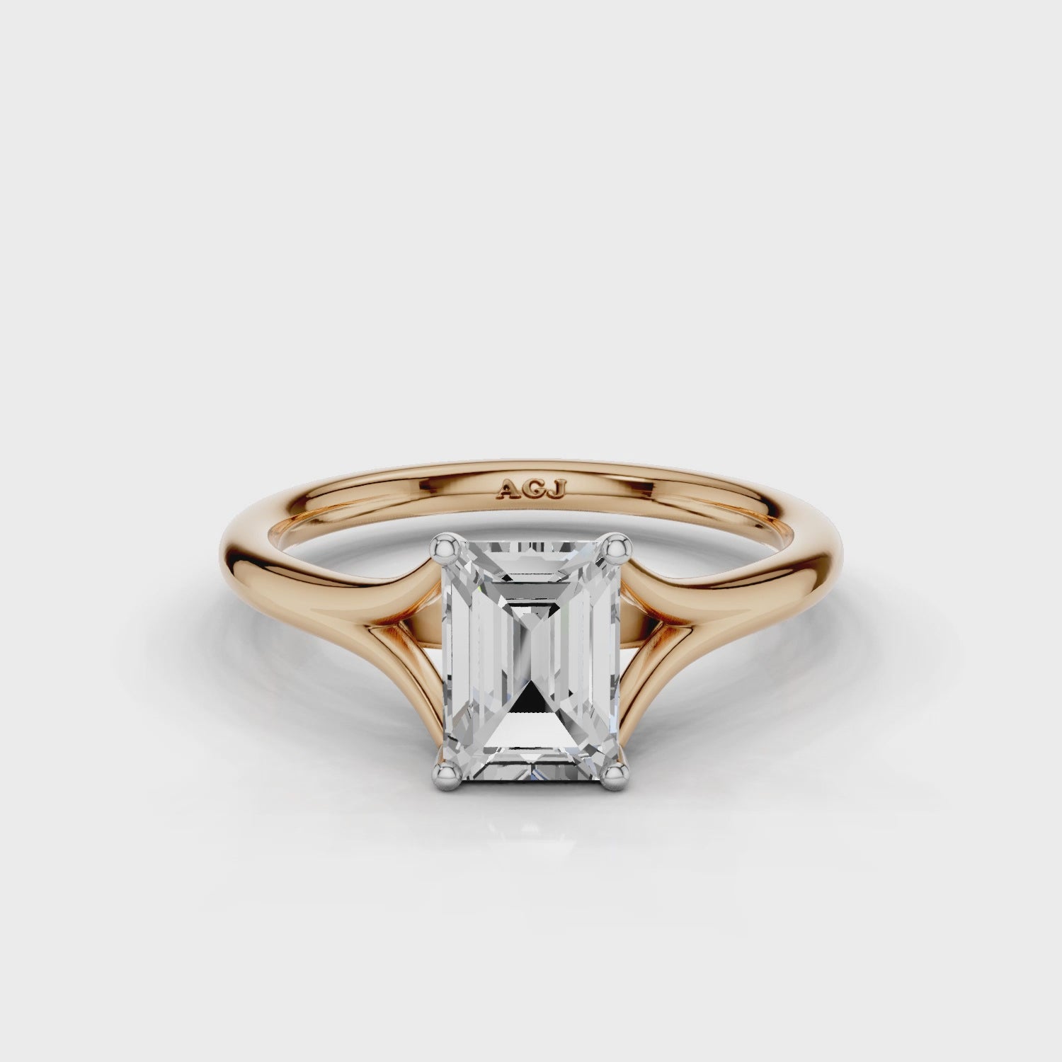 18ct White and Rose Gold