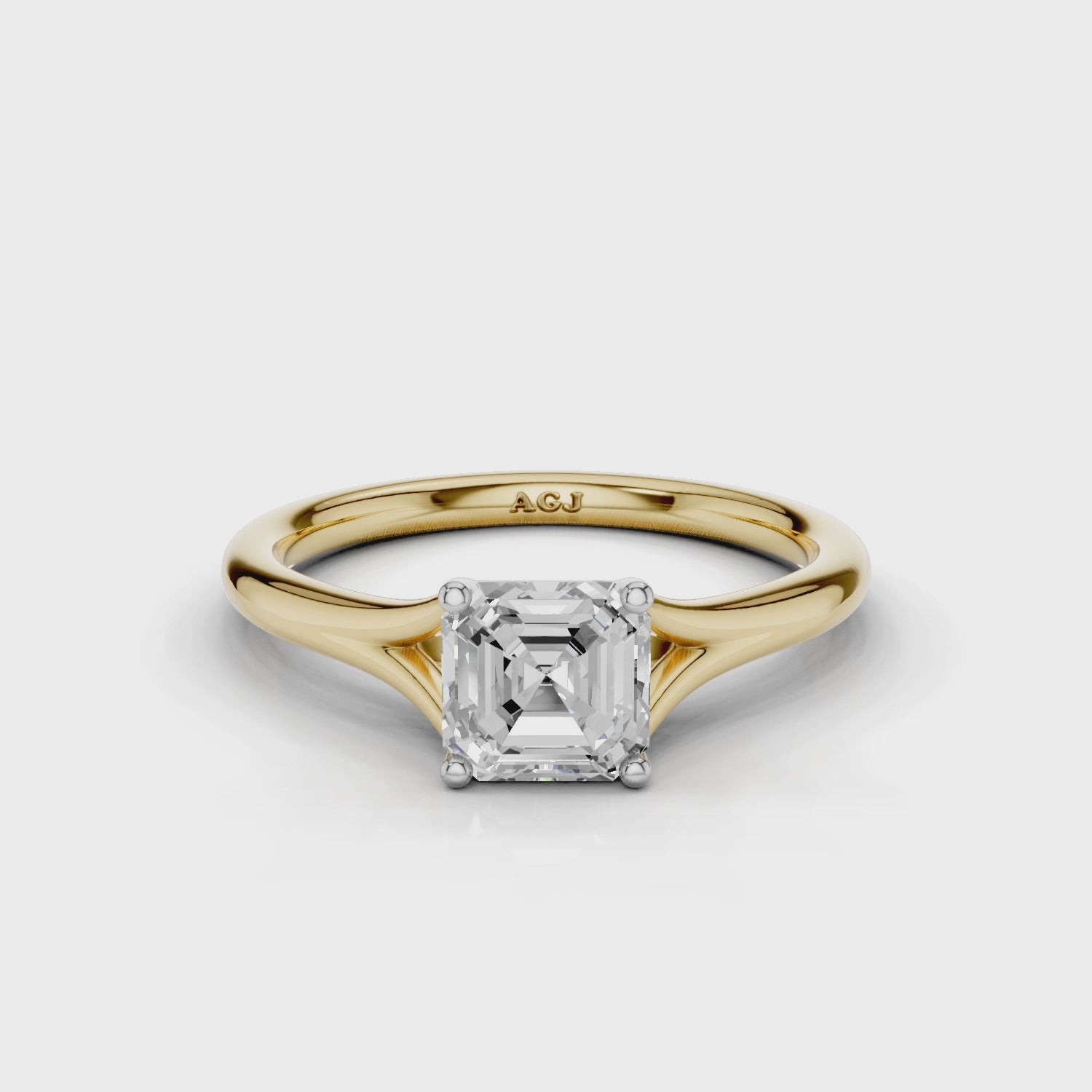 18ct White and Yellow Gold