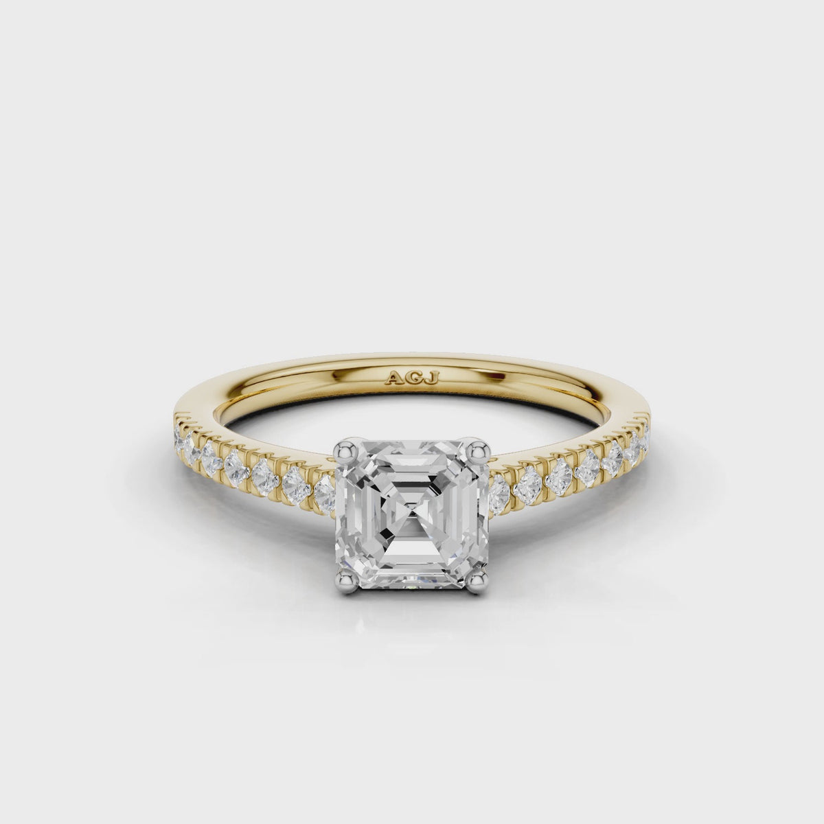 18ct White and Yellow Gold