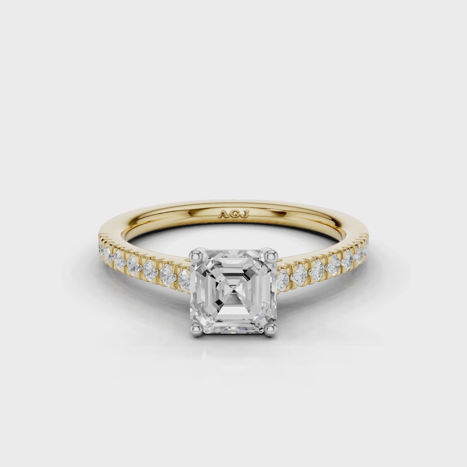 18ct White and Yellow Gold