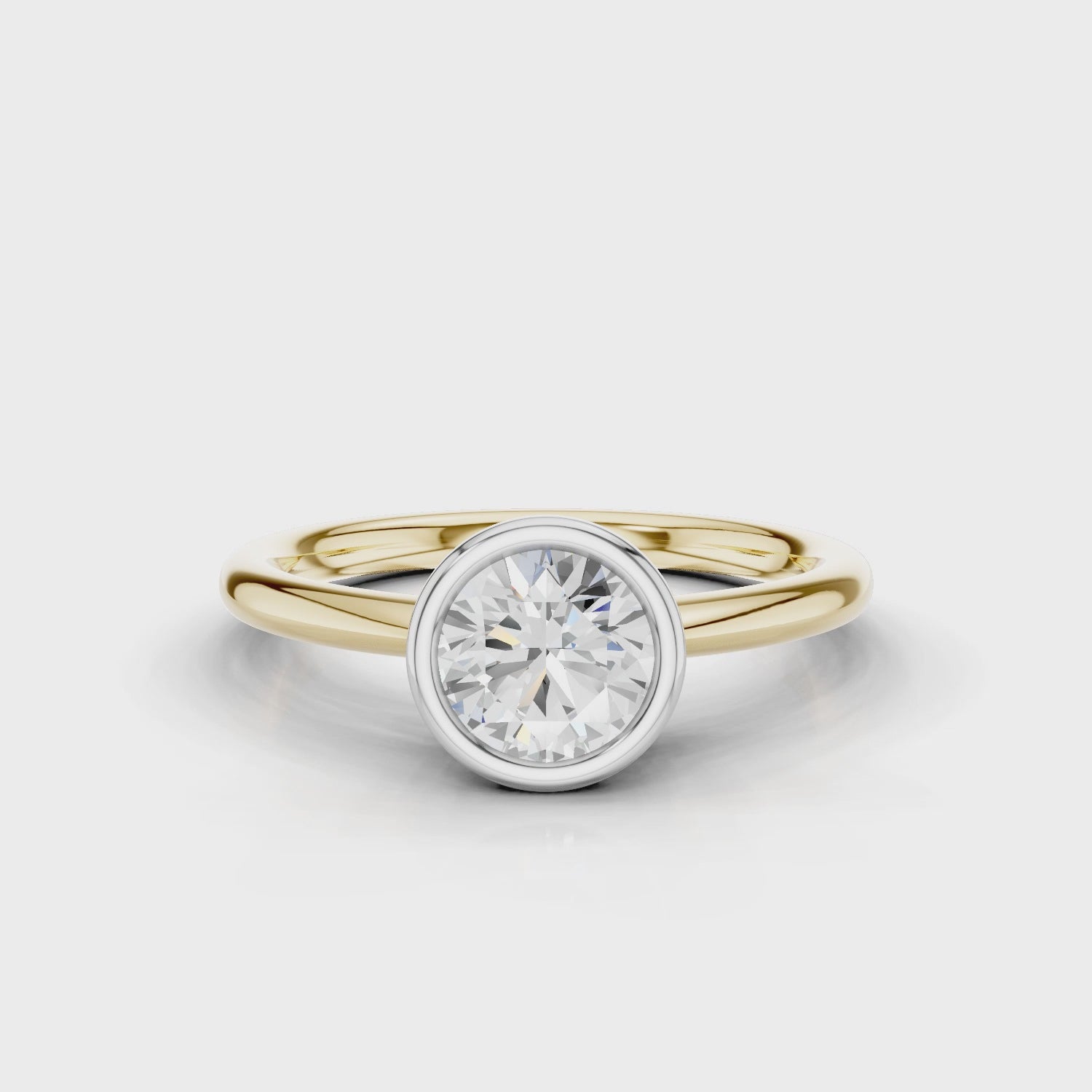18ct White and Yellow Gold