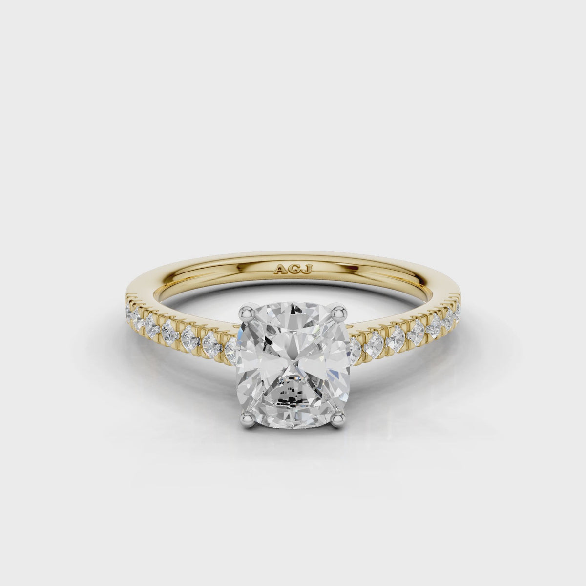 18ct White and Yellow Gold