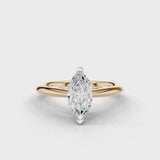 18ct White and Rose Gold