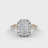 18ct White and Rose Gold