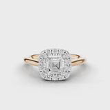 18ct White and Rose Gold