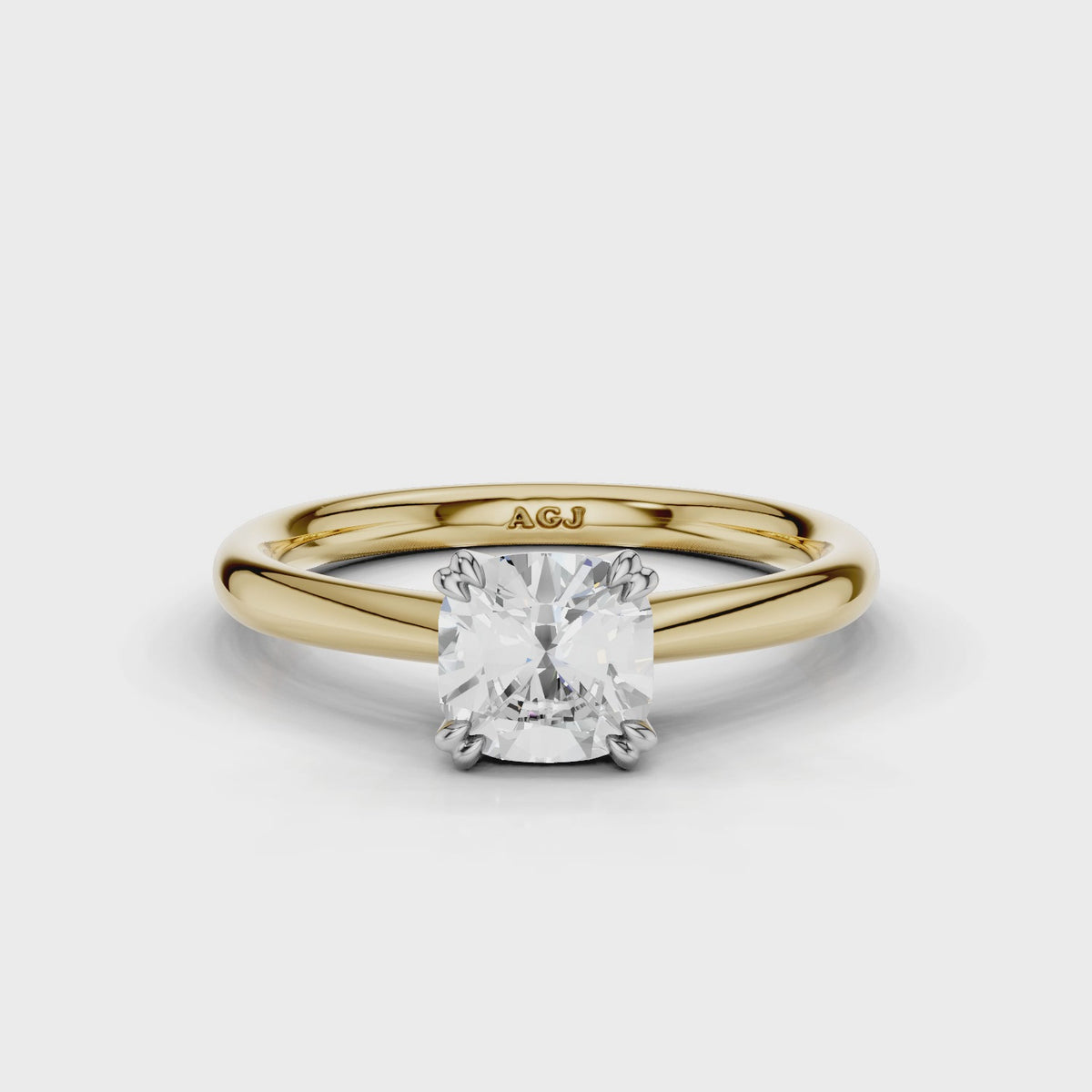 18ct White and Yellow Gold