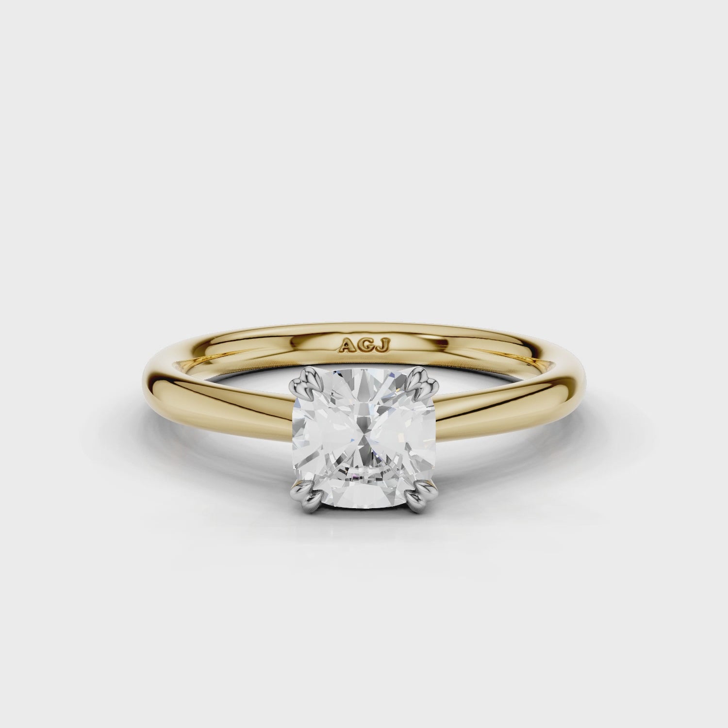 18ct White and Yellow Gold
