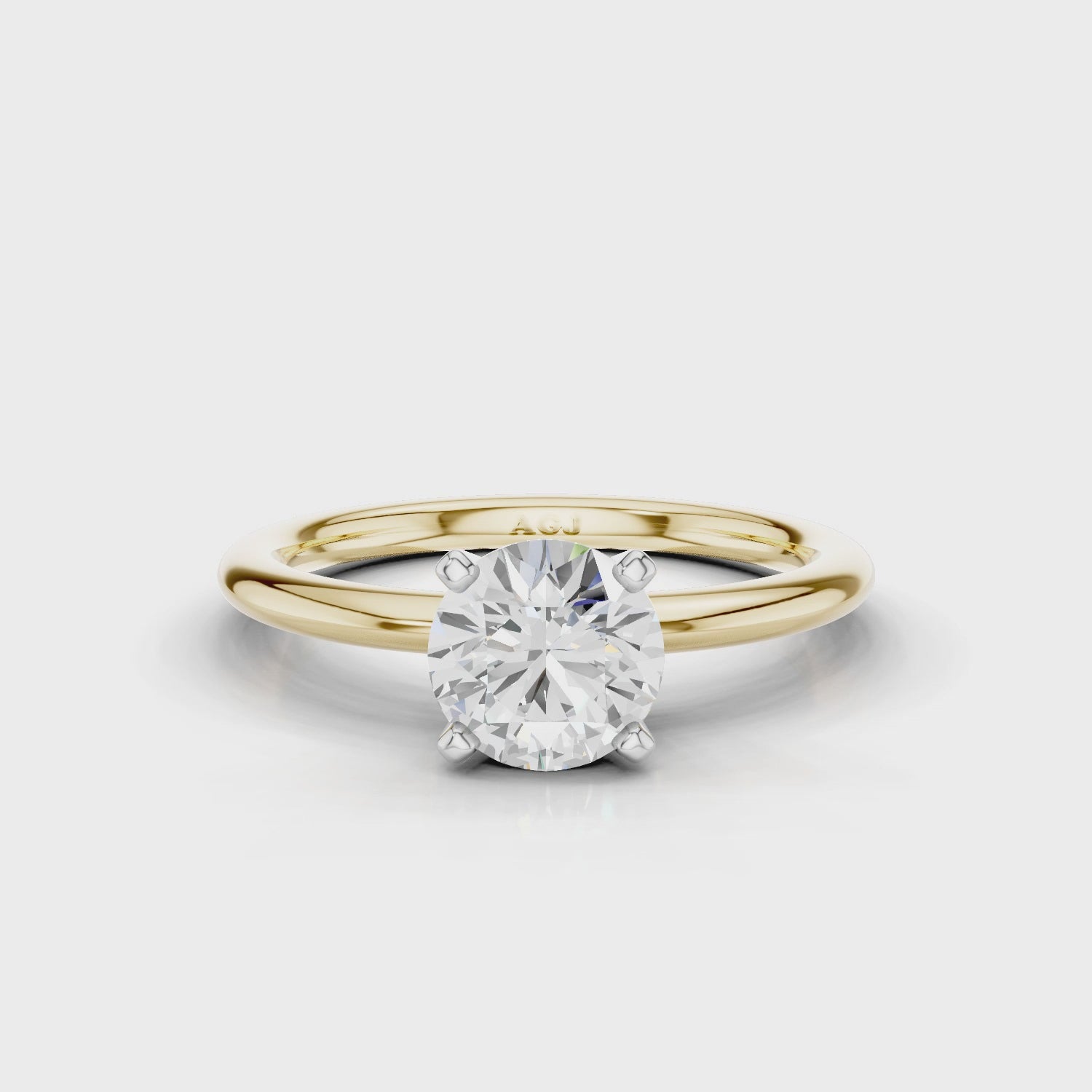 18ct White and Yellow Gold