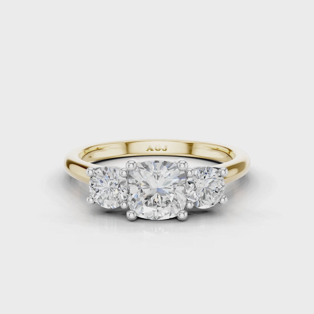 18ct White and Yellow Gold