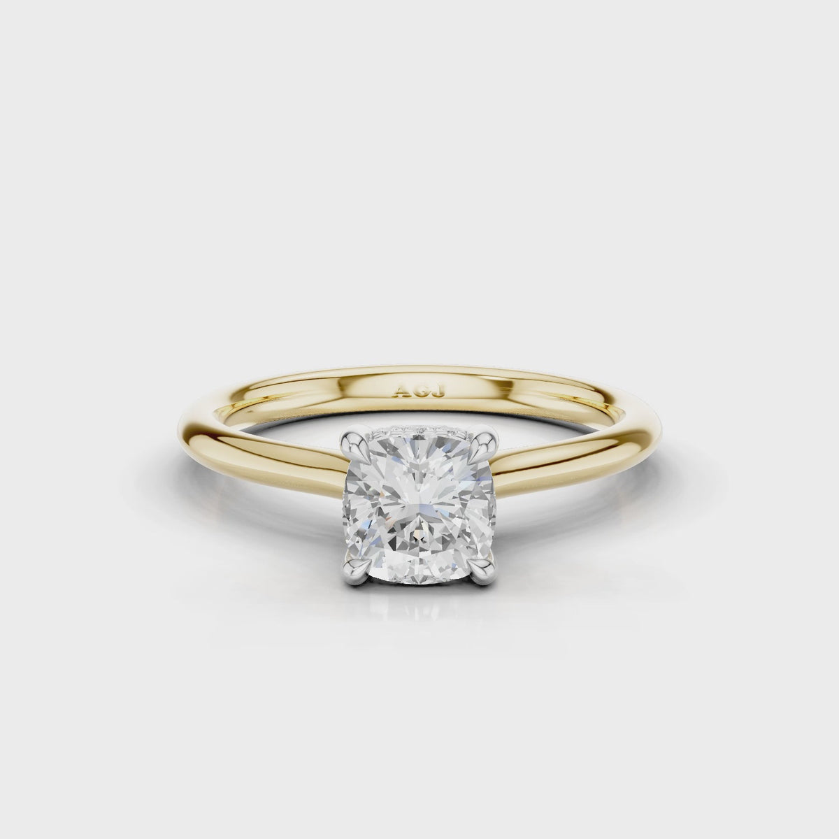 18ct White and Yellow Gold