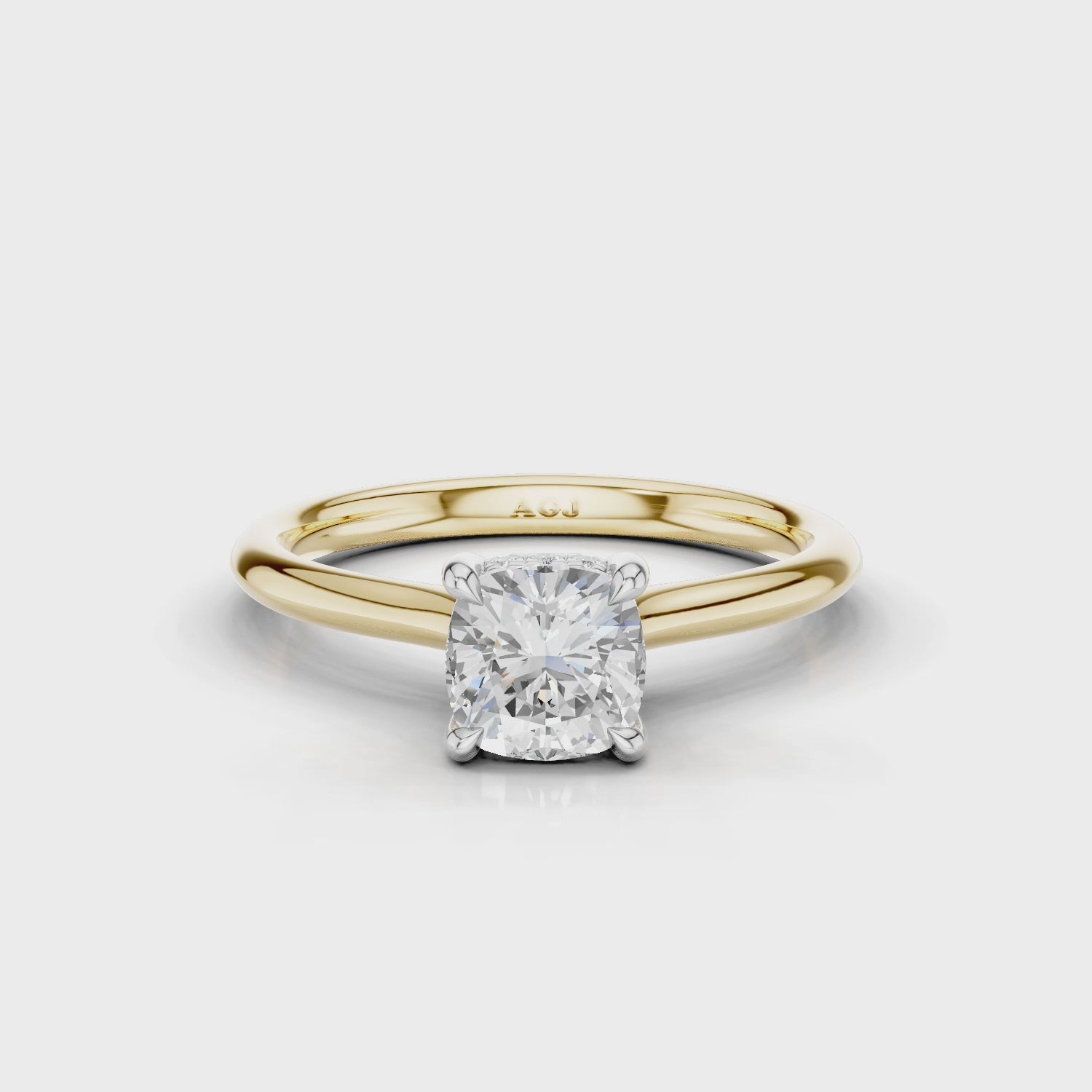 18ct White and Yellow Gold