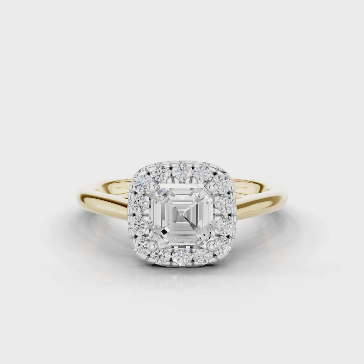 18ct White and Yellow Gold